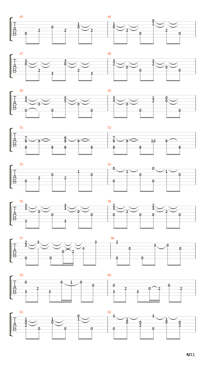 Mordecai吉他谱