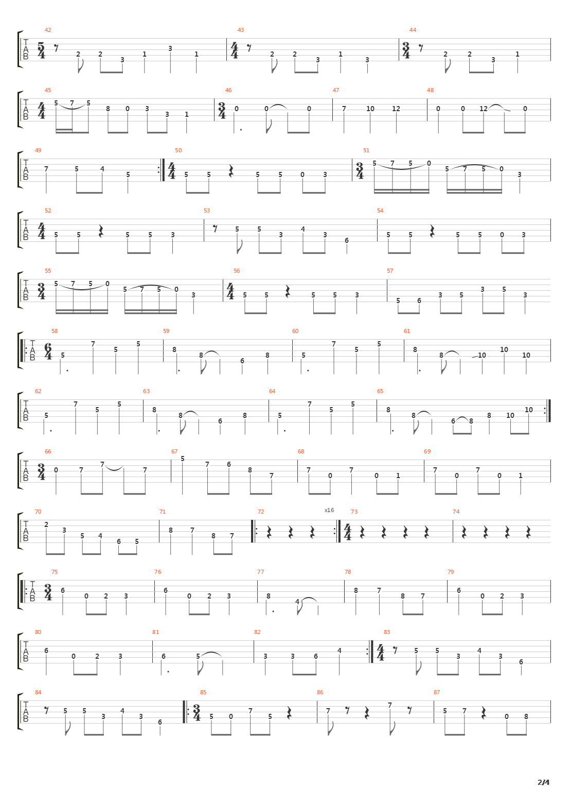 The Grid吉他谱