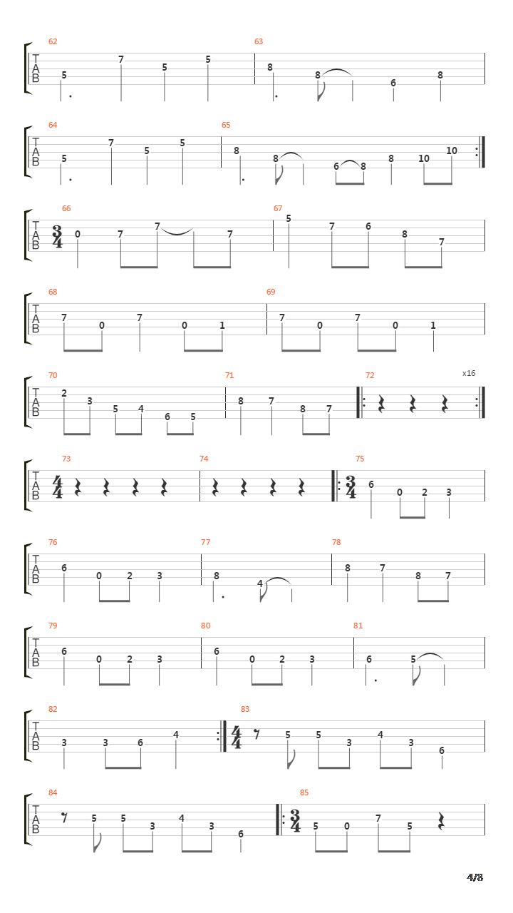 The Grid吉他谱