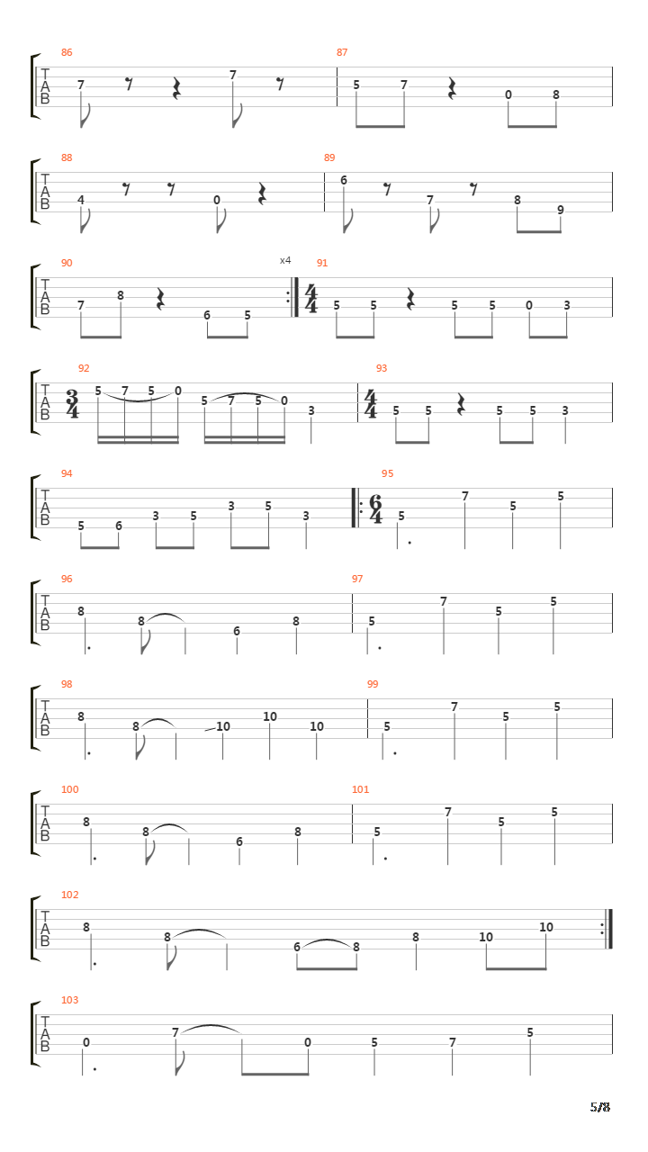 The Grid吉他谱