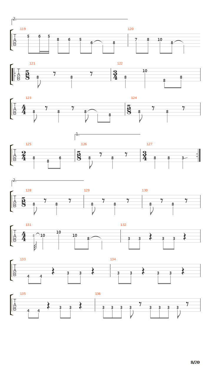 The Proverbial Bellow吉他谱