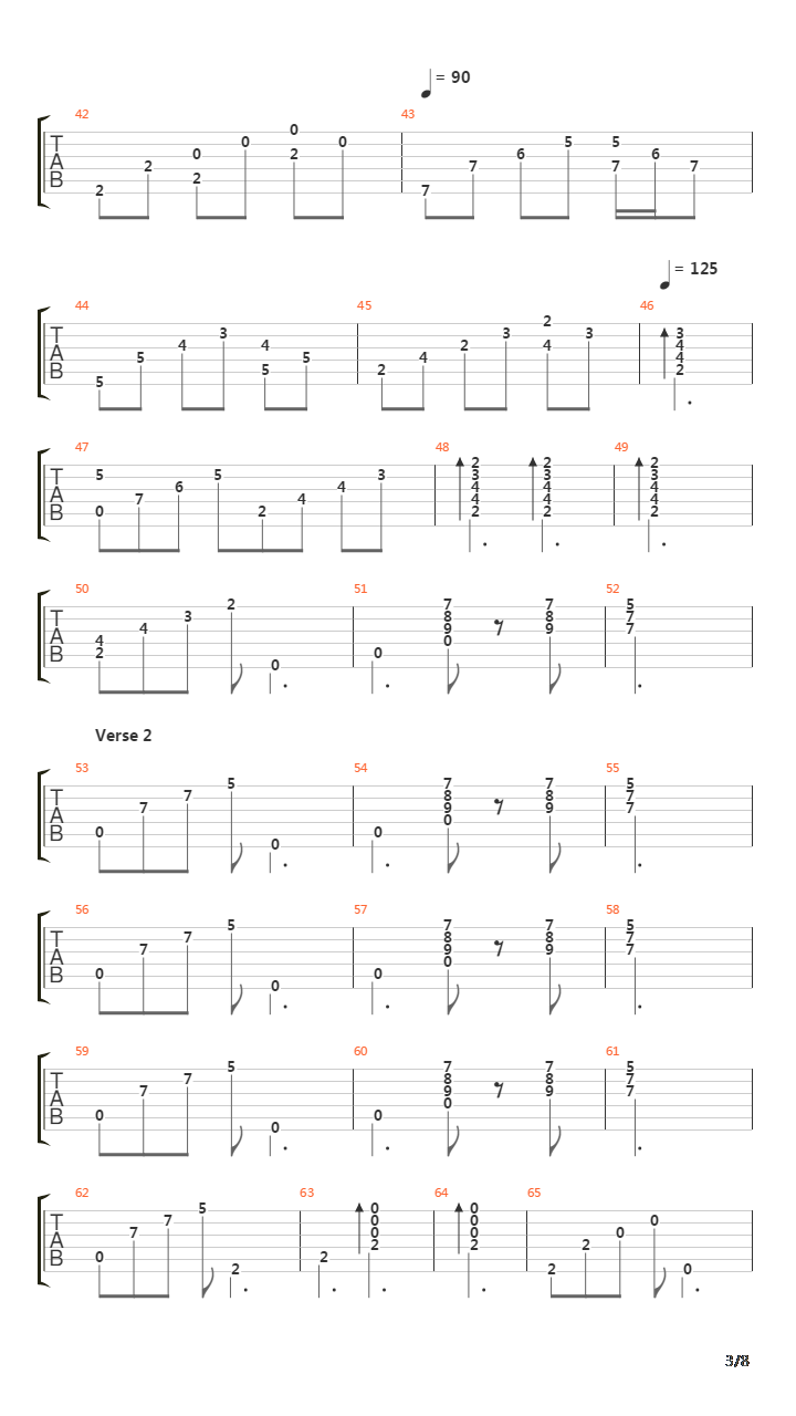 Changes吉他谱