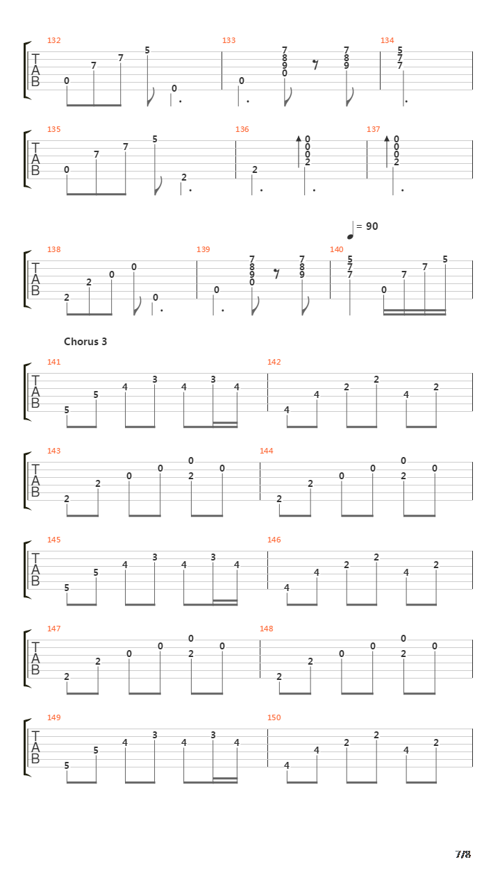 Changes吉他谱