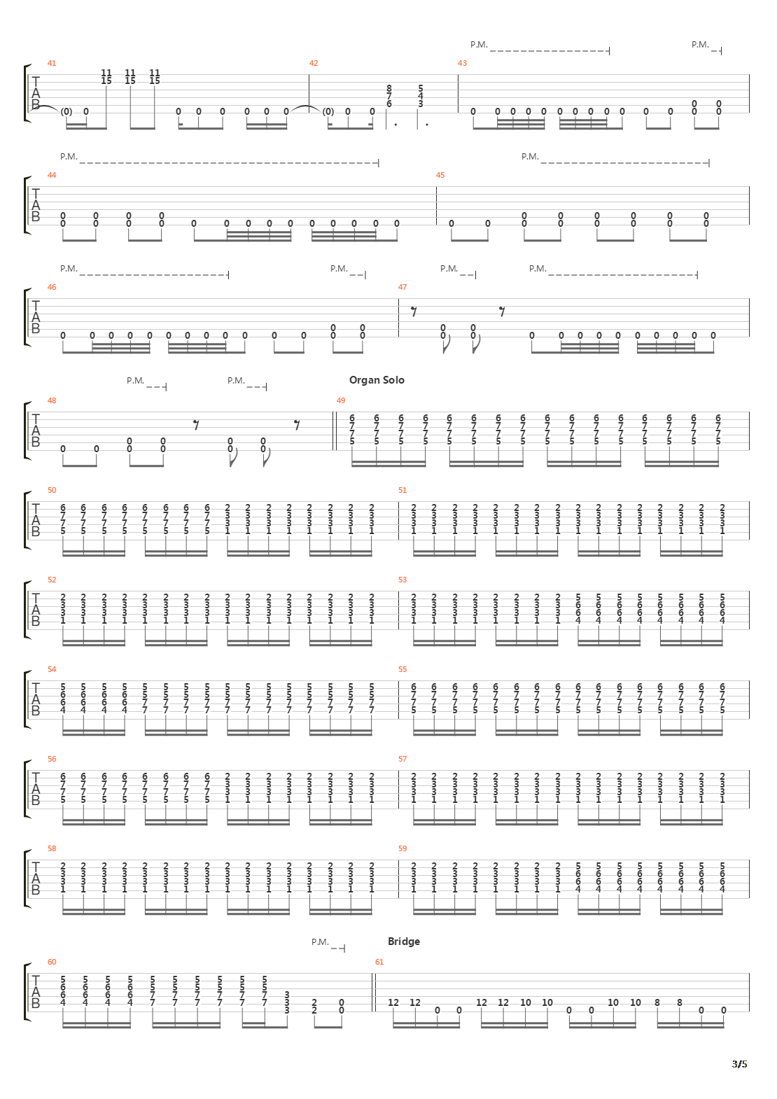 Buried吉他谱