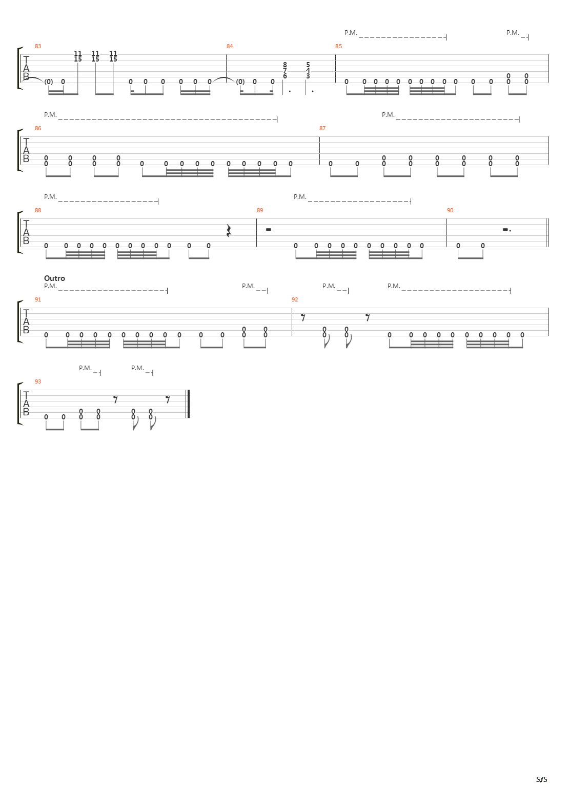 Buried吉他谱