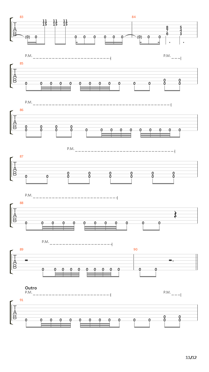 Buried吉他谱