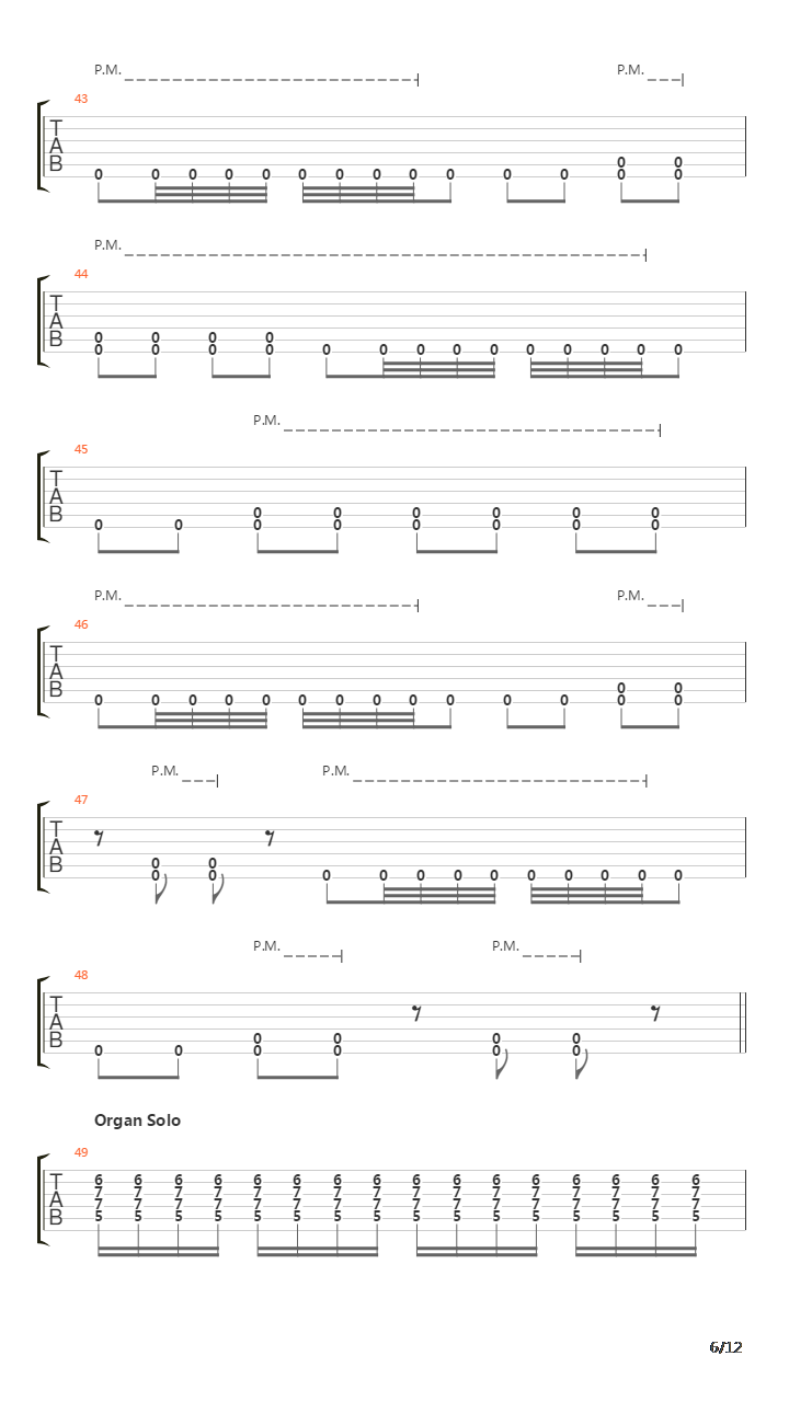 Buried吉他谱