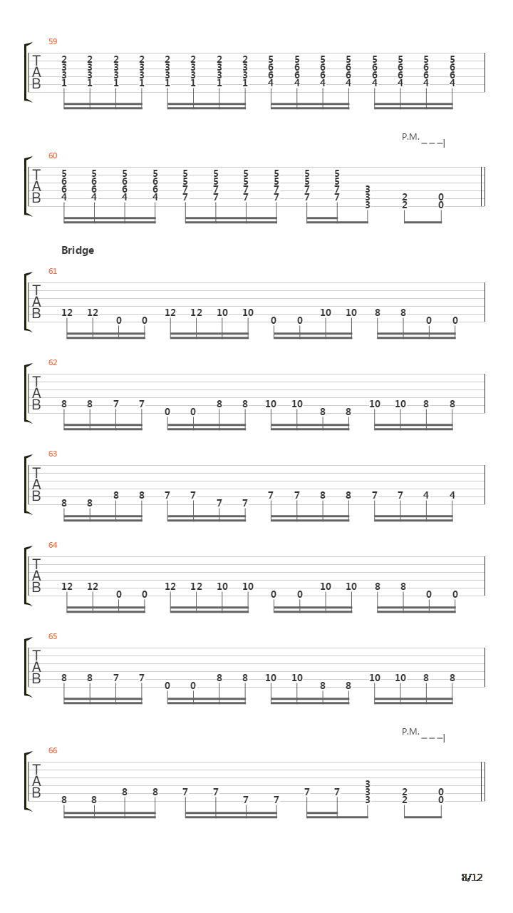 Buried吉他谱