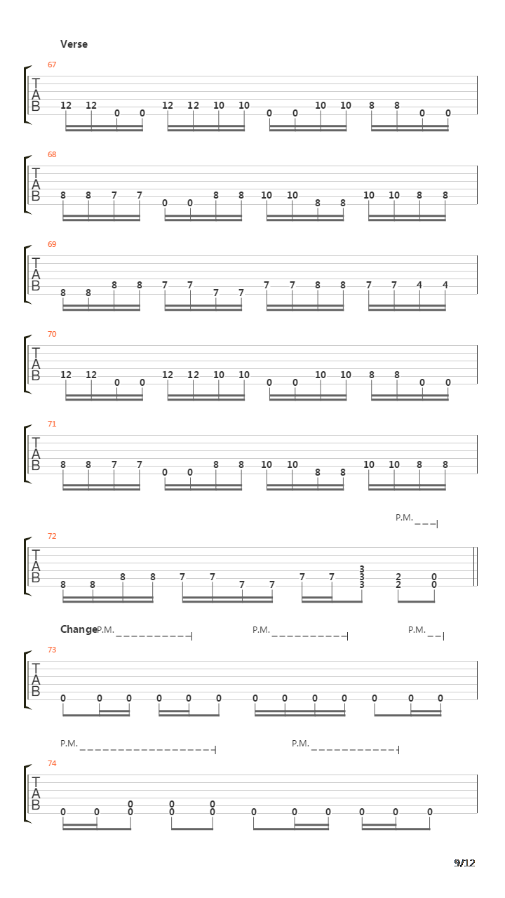 Buried吉他谱