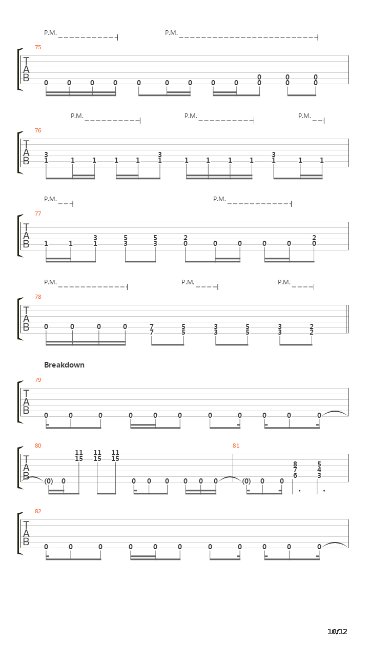 Buried吉他谱