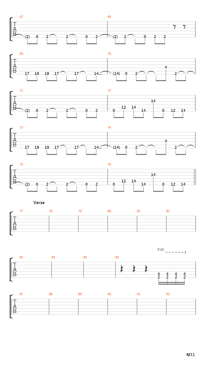 Mantra吉他谱