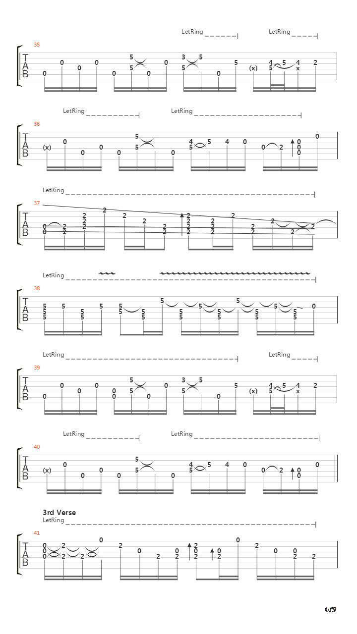 Accordingly吉他谱