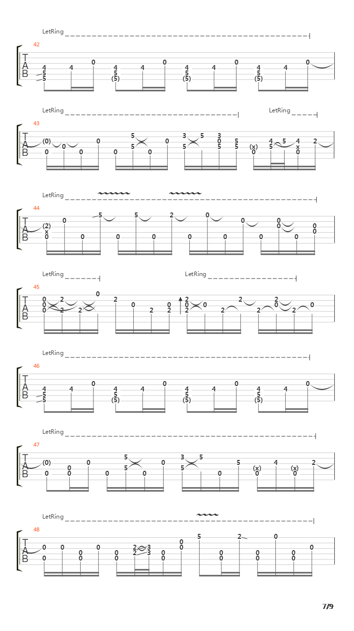 Accordingly吉他谱