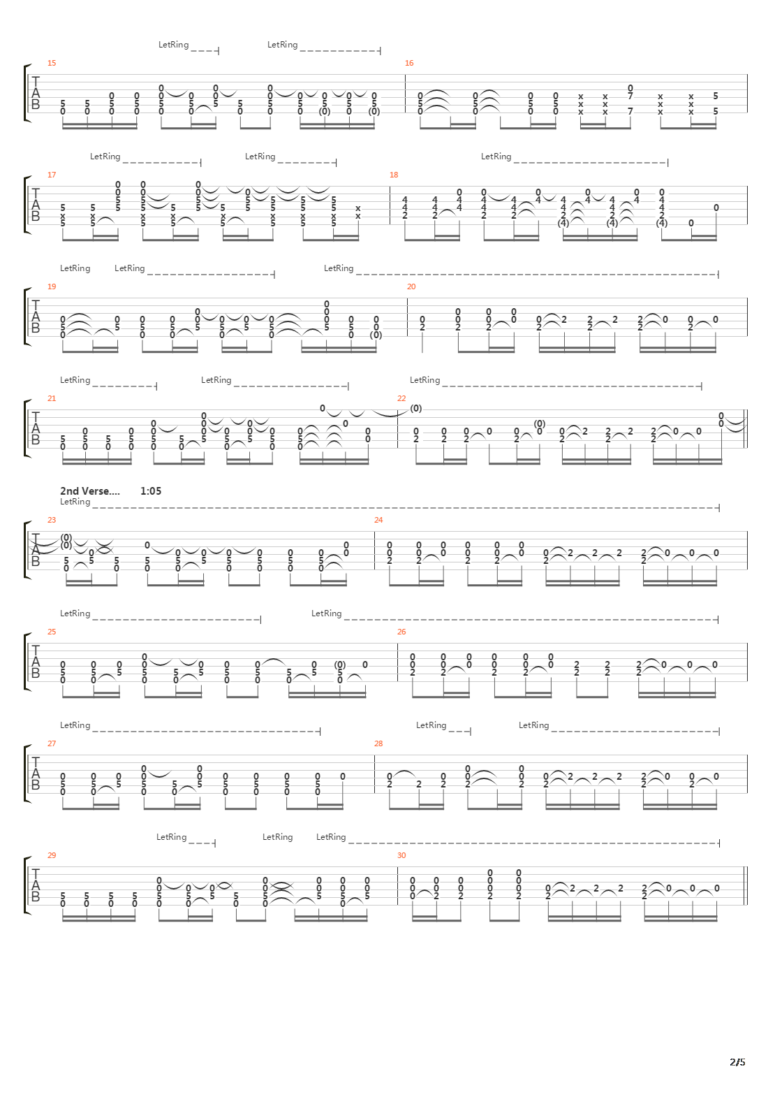 Radar吉他谱