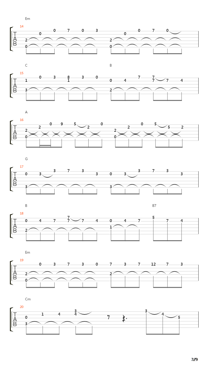 Bound To You吉他谱
