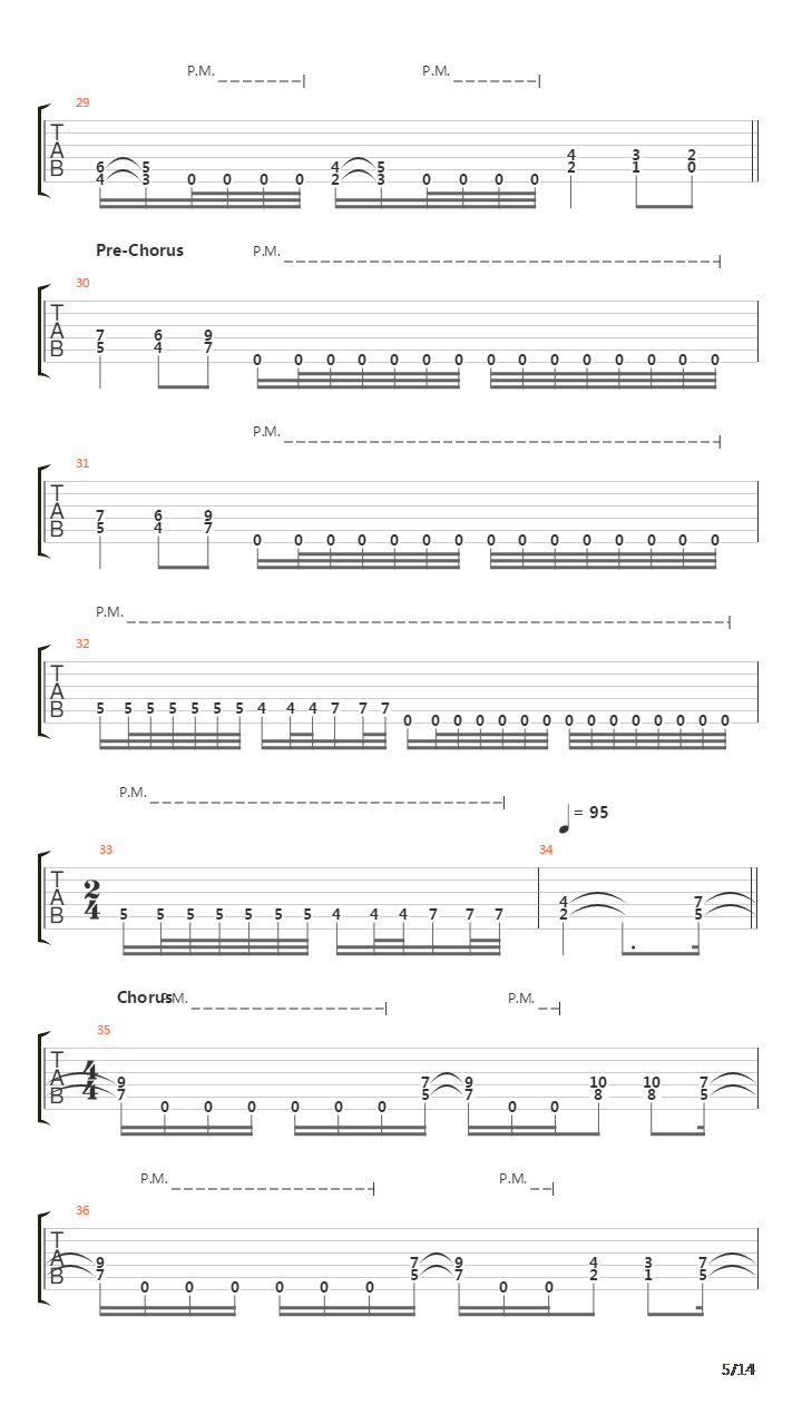Carrion吉他谱