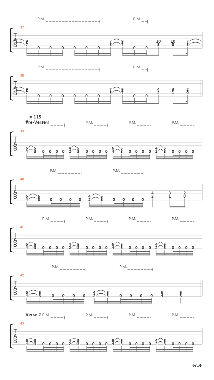 Carrion吉他谱