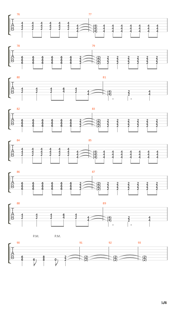 The Heart Of A Graveyard吉他谱