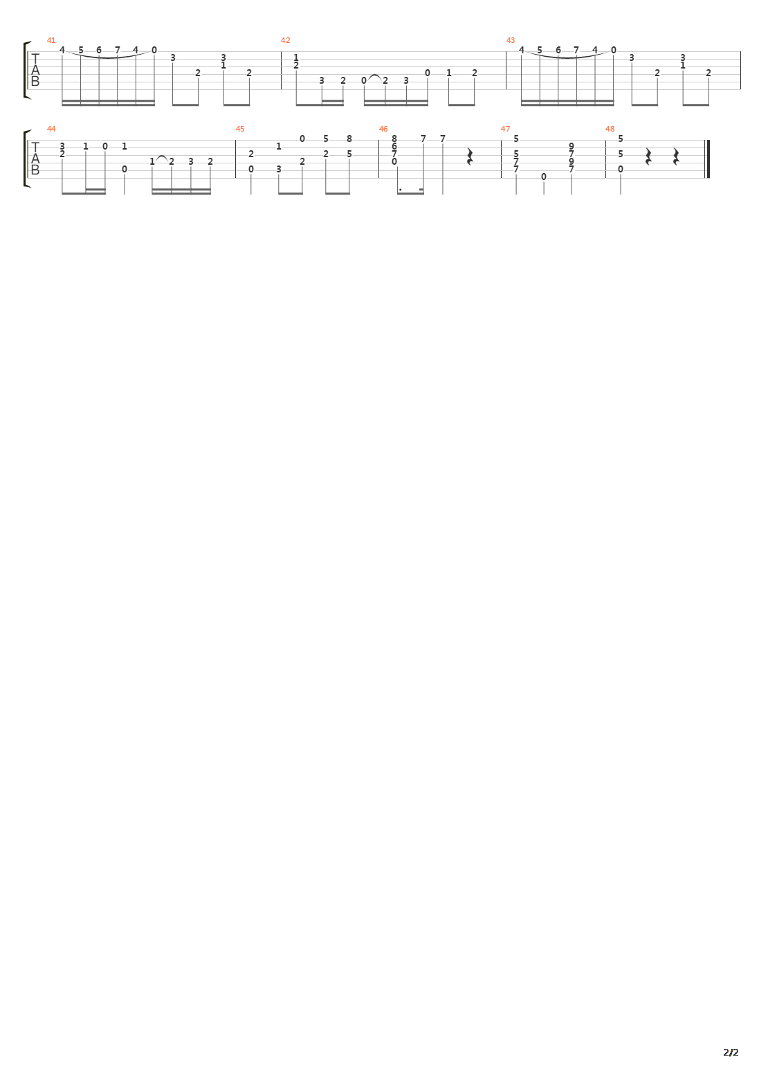 Opus 13 No 1吉他谱