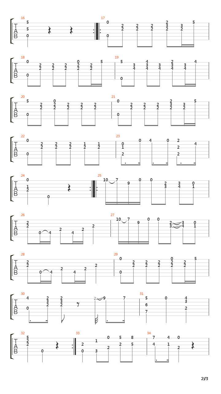 Opus 13 No 1吉他谱