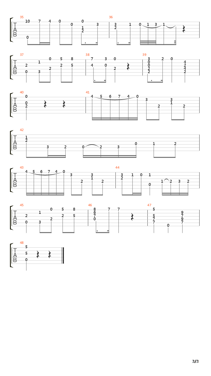 Opus 13 No 1吉他谱