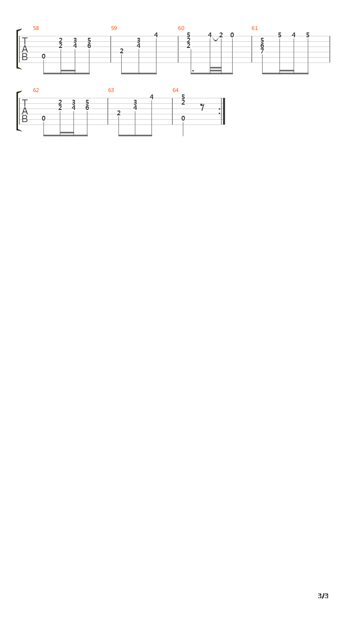 Opus 13 No 12吉他谱
