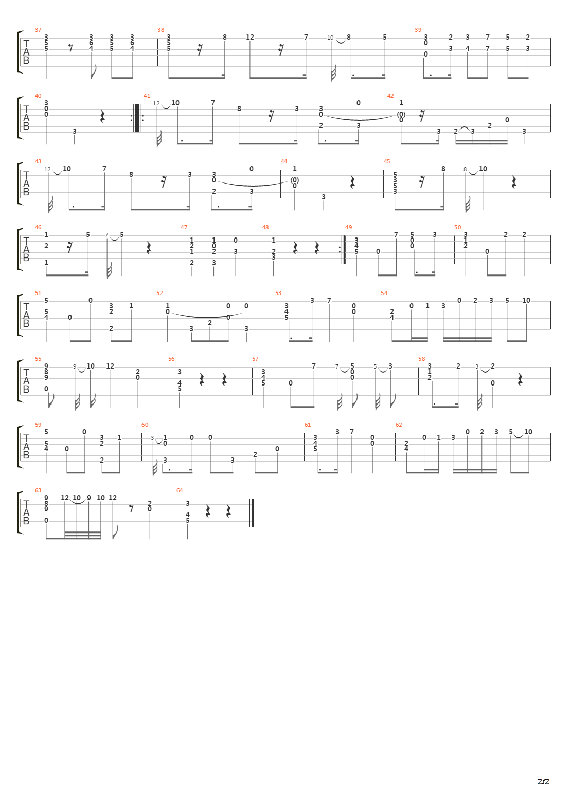 Opus 13 No 13吉他谱