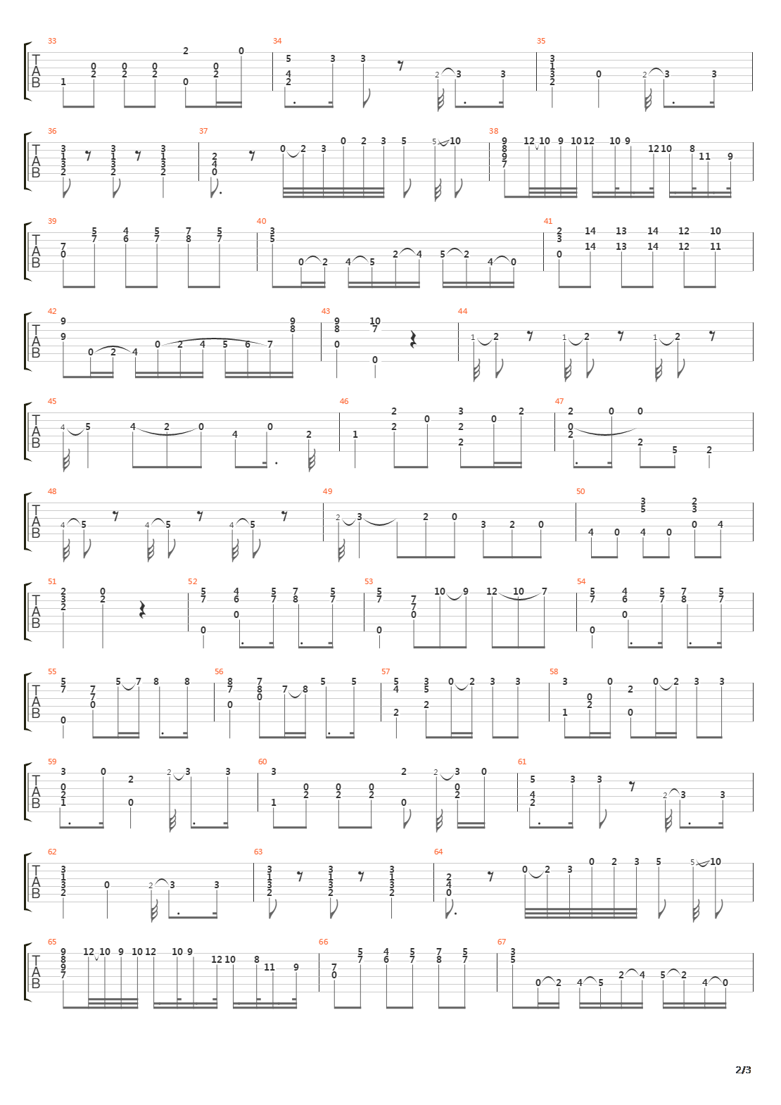 Opus 13 No 15吉他谱