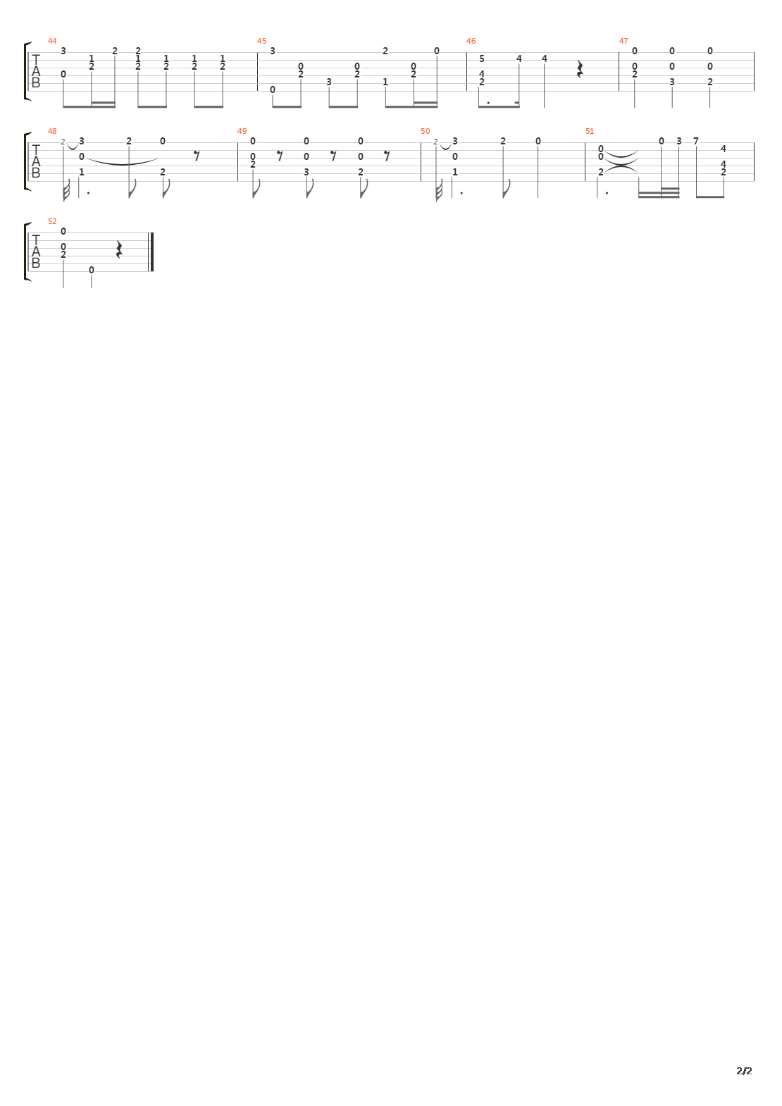 Opus 13 No 19吉他谱