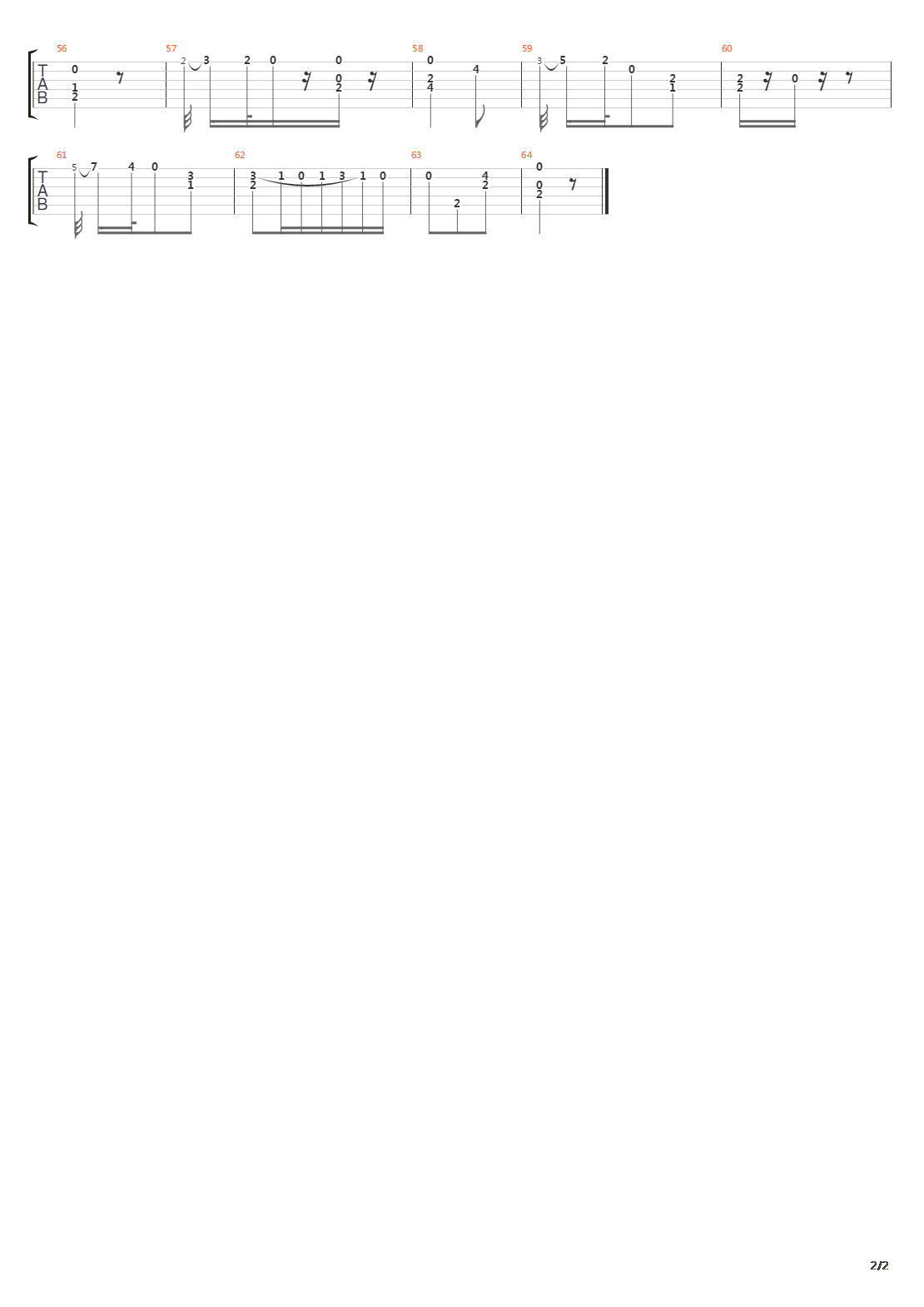 Opus 13 No 20吉他谱