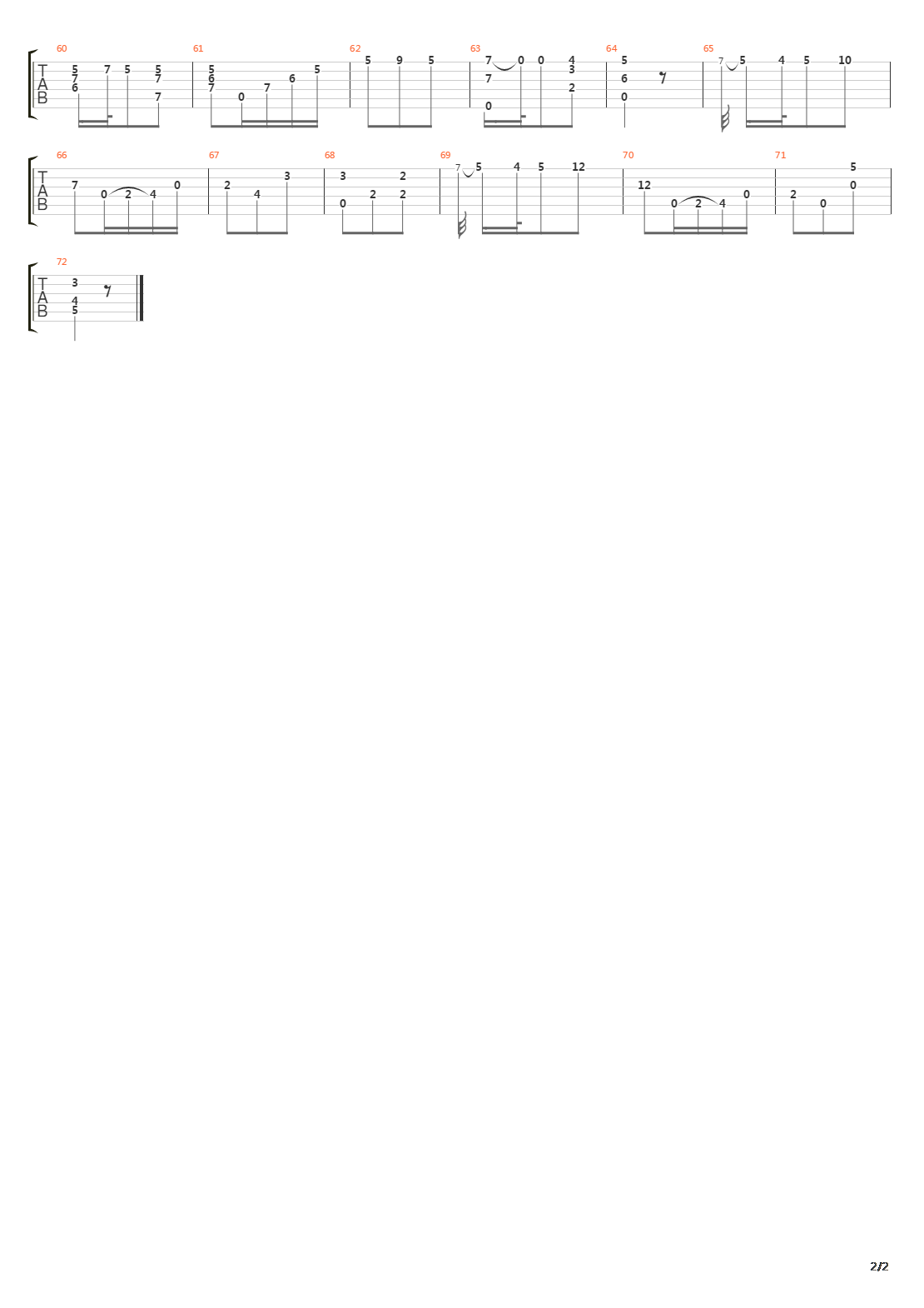 Opus 13 No 4吉他谱