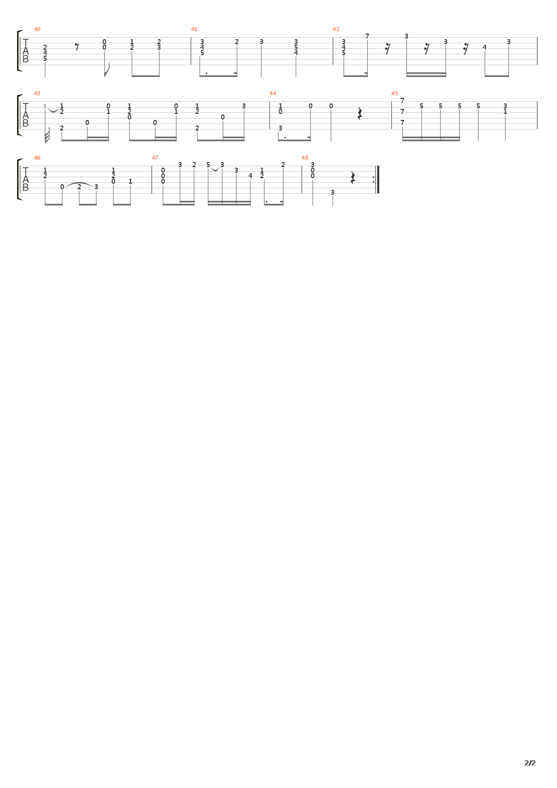 Opus 13 No 5吉他谱