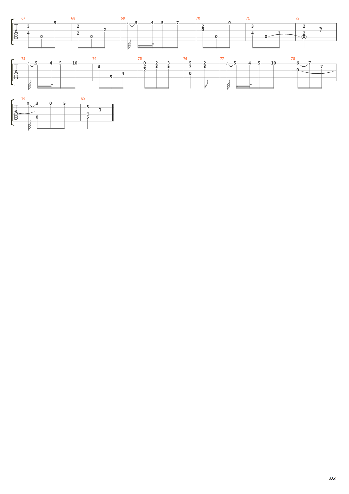 Opus 7 No 2吉他谱