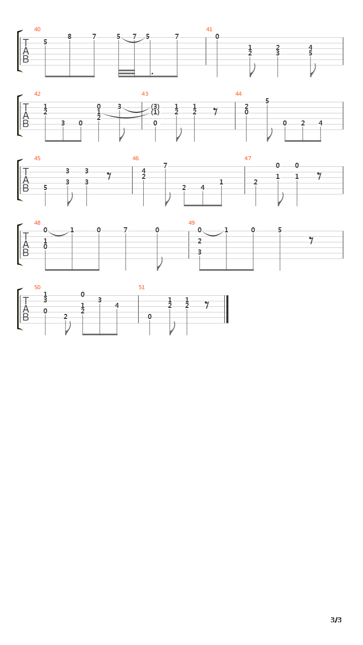 Opus 8 No 1吉他谱