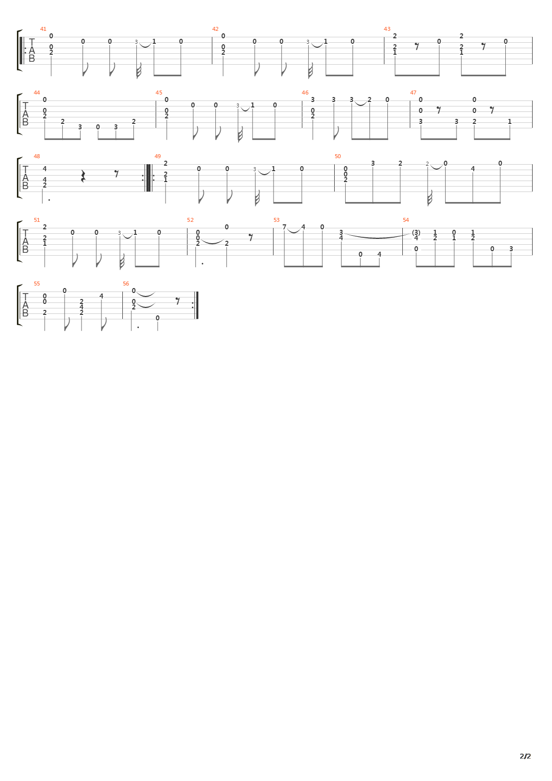 Opus 9 No 3吉他谱