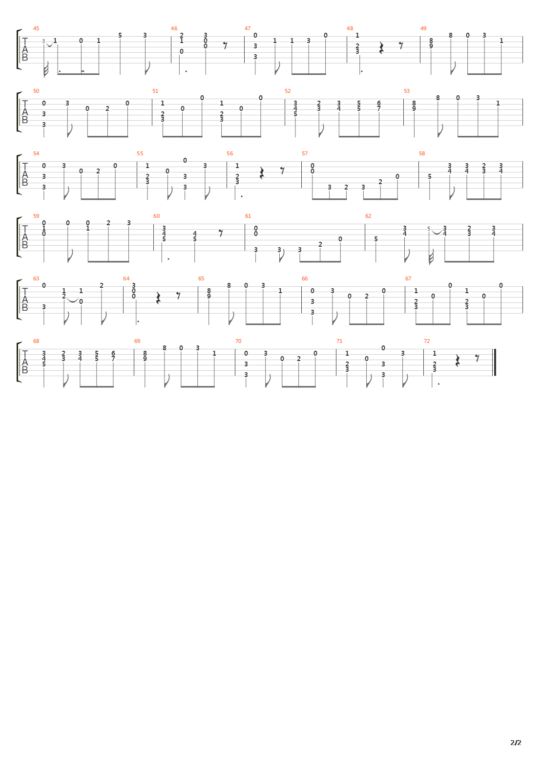 Opus 9 No 9吉他谱