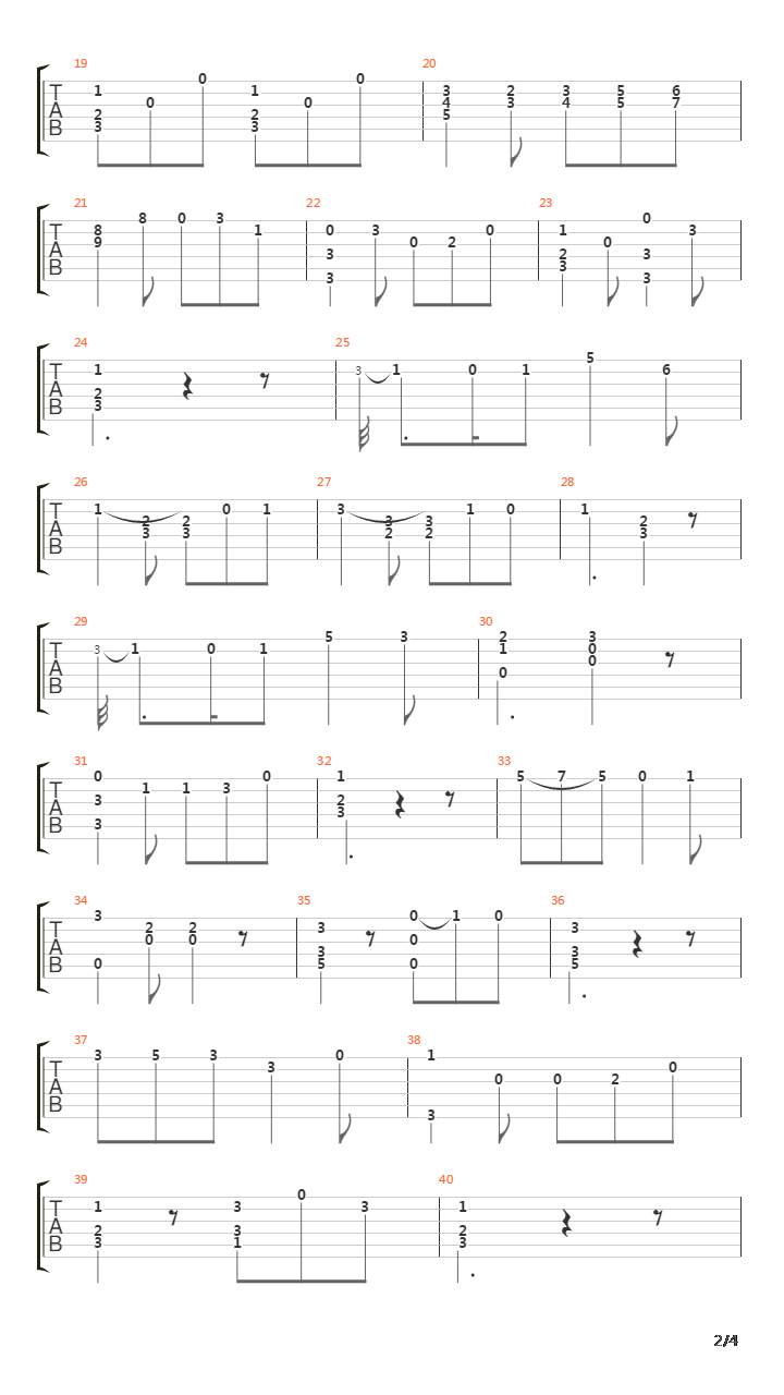 Opus 9 No 9吉他谱