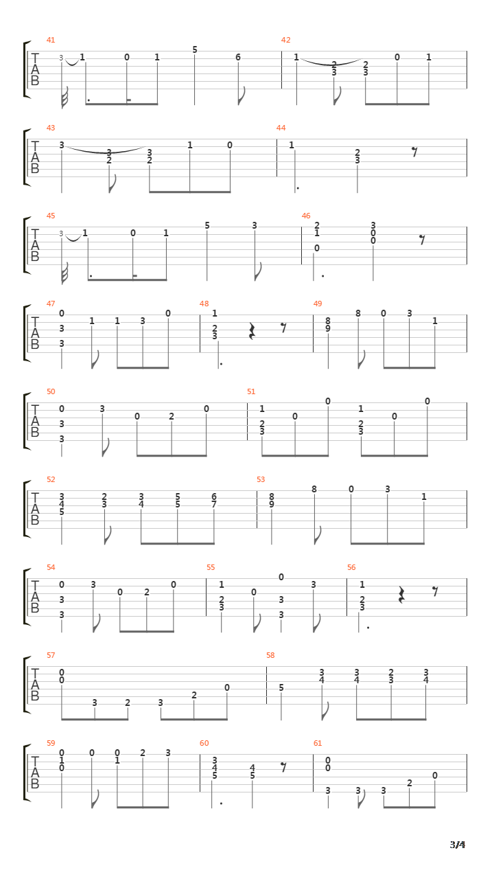 Opus 9 No 9吉他谱