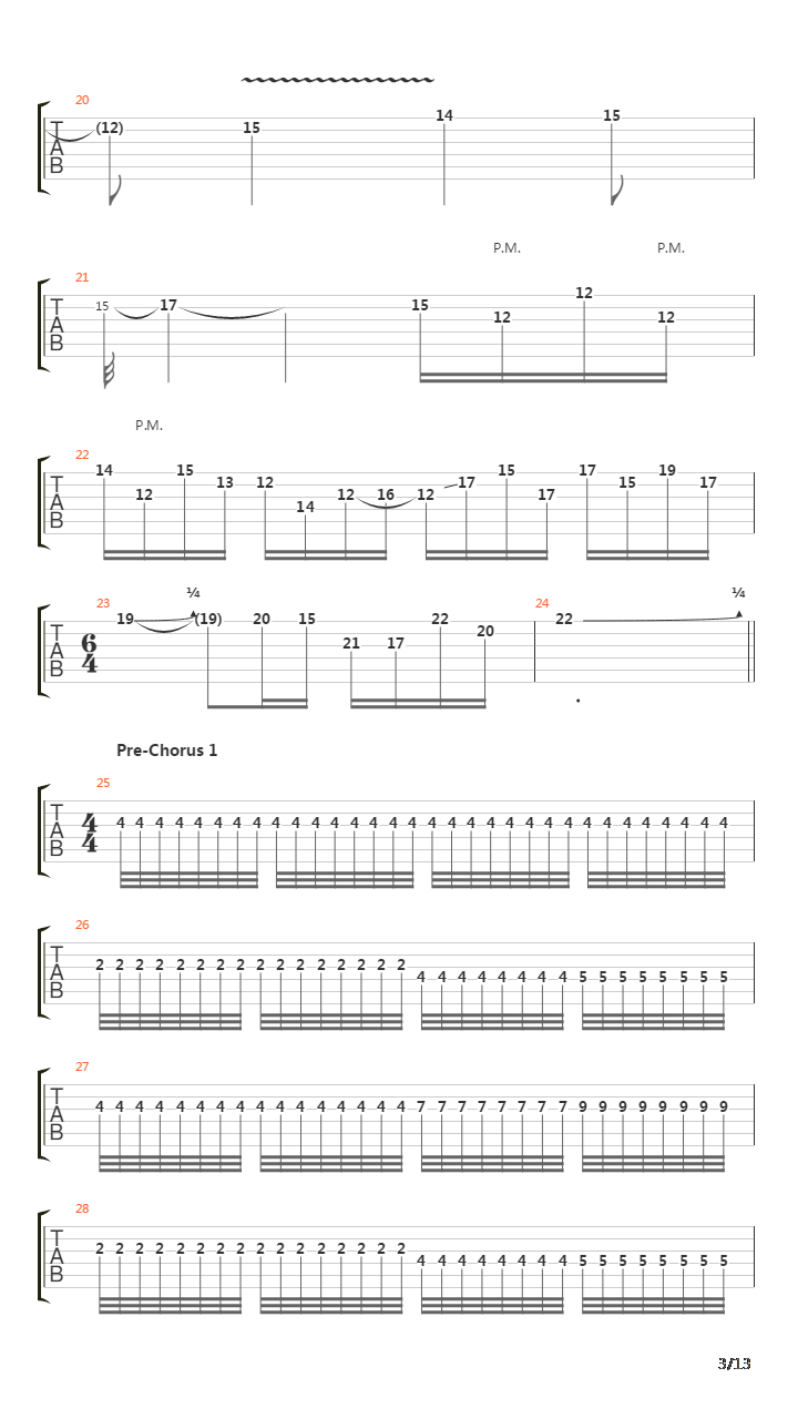 Ab Aeterno吉他谱