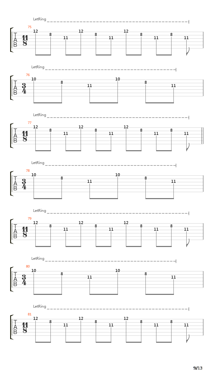 Ab Aeterno吉他谱