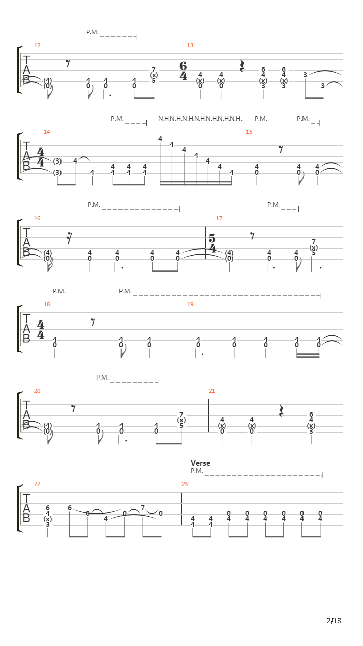 Spiral吉他谱