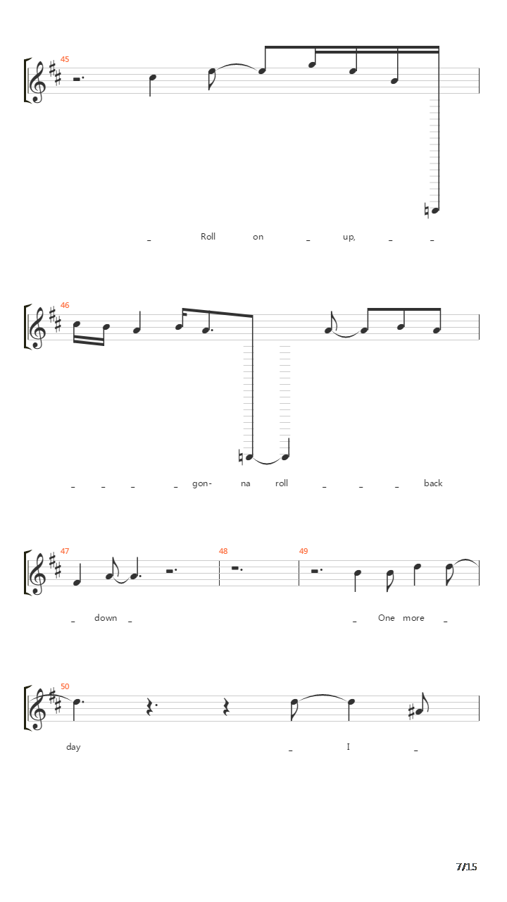 Black Peter吉他谱