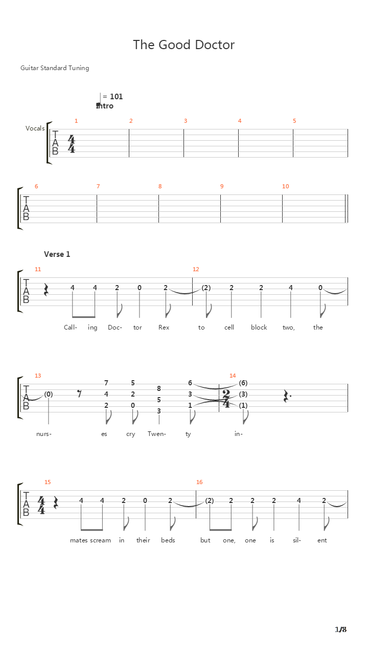 The Good Doctor吉他谱