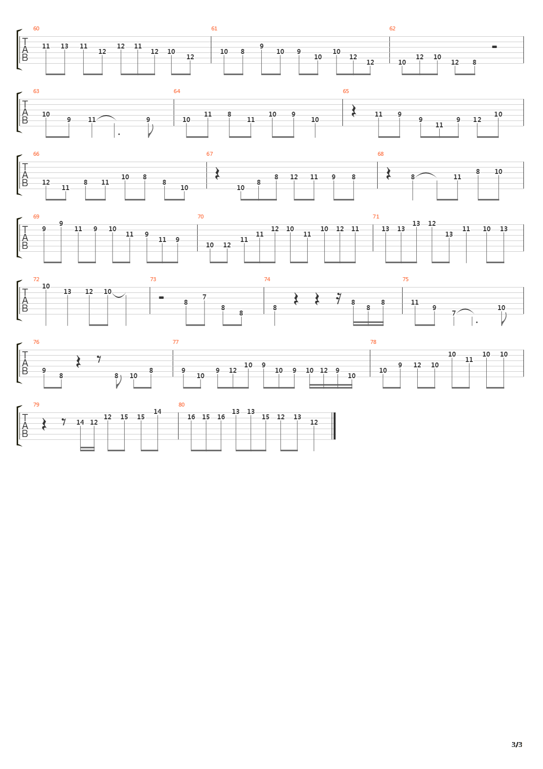 Mars吉他谱