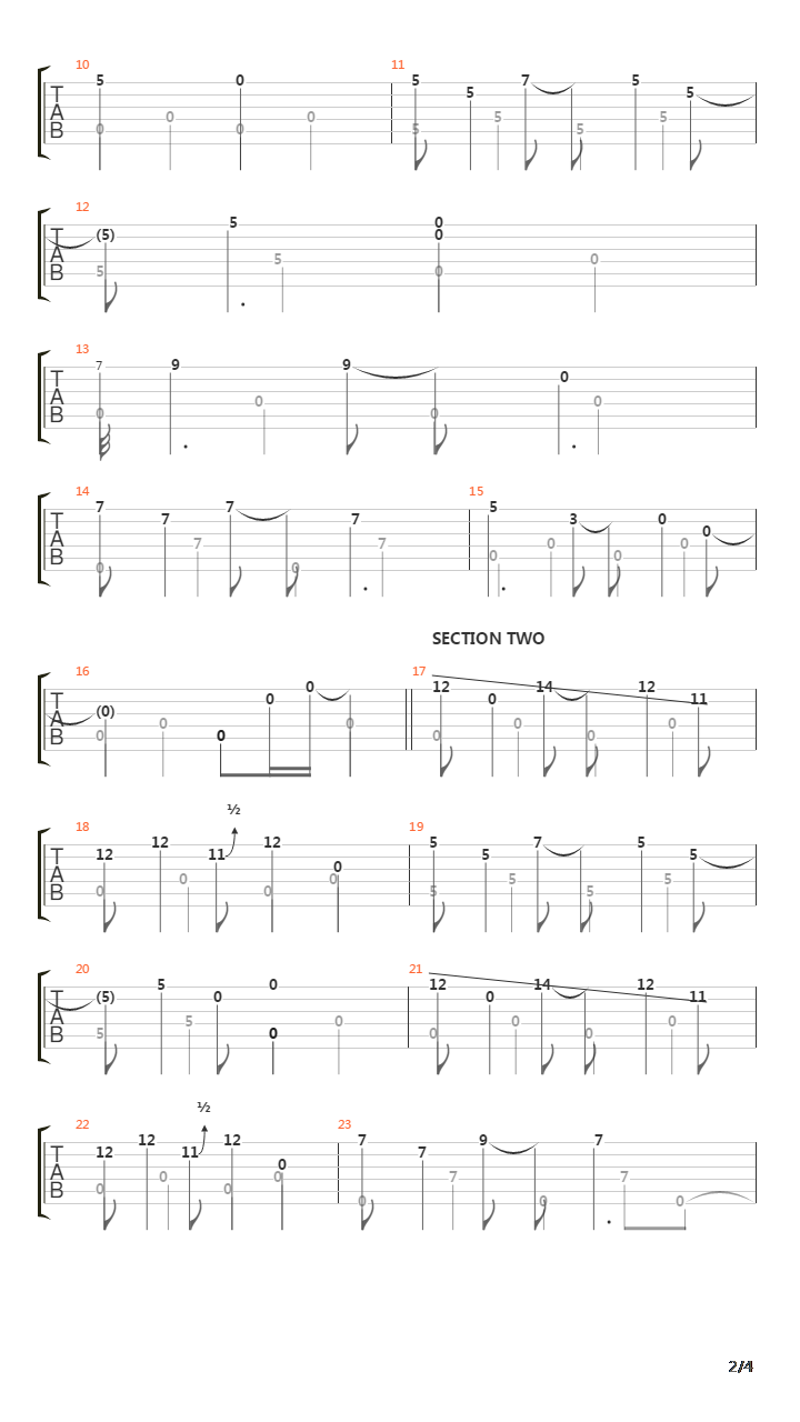 Spanish Two Step吉他谱