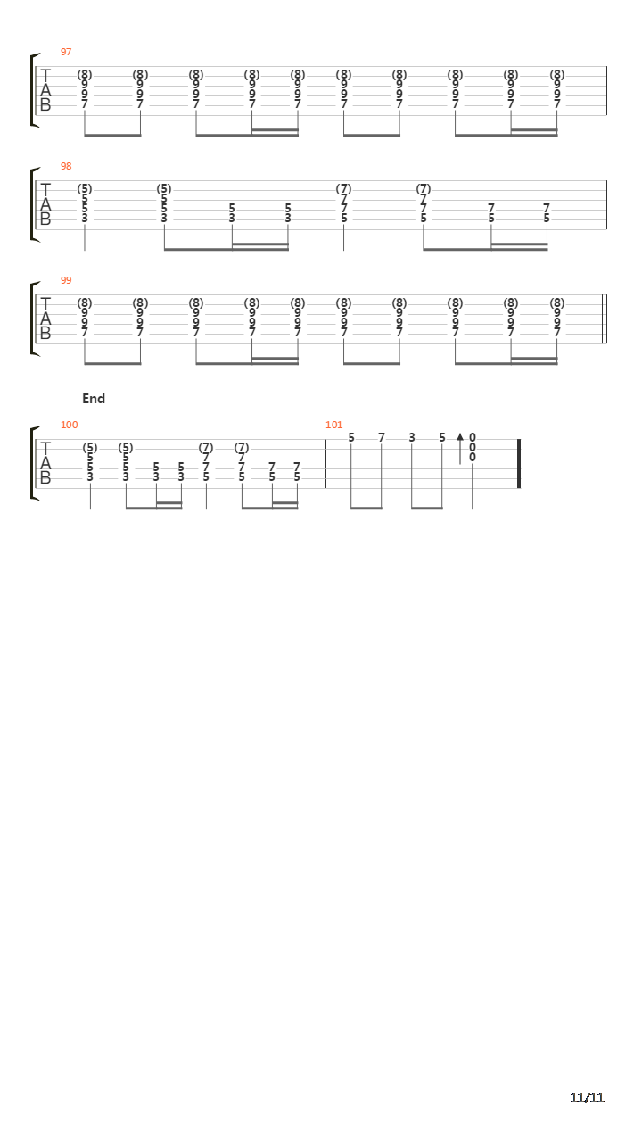 Harmaja吉他谱