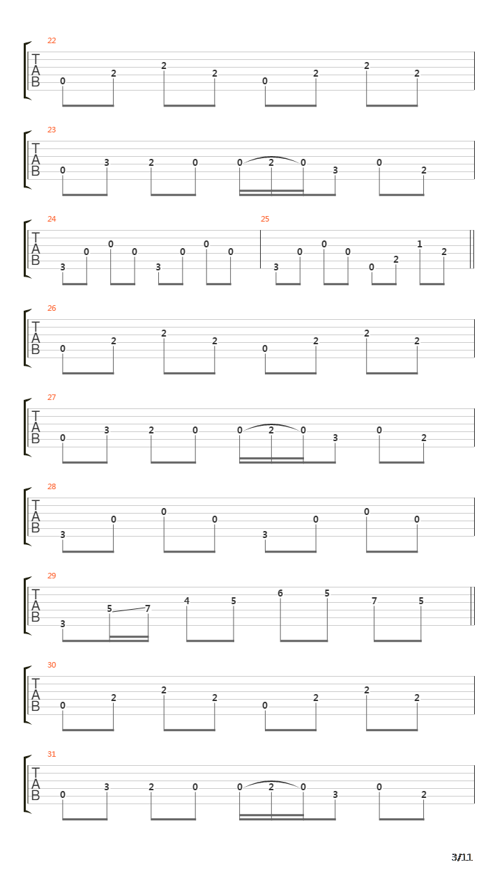 Harmaja吉他谱