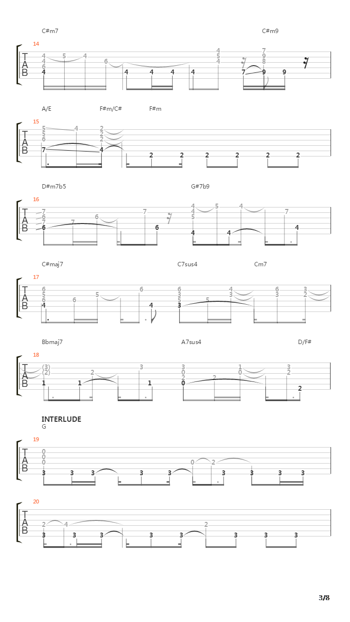 Song For Katie吉他谱