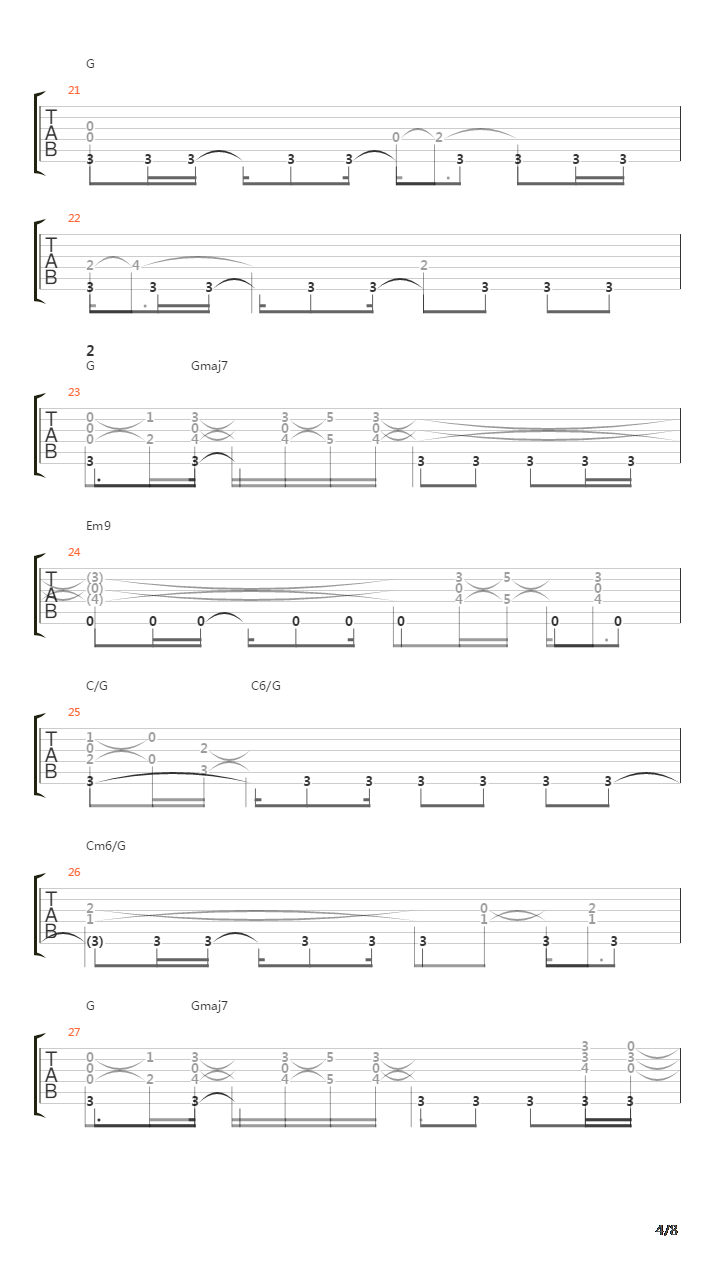 Song For Katie吉他谱