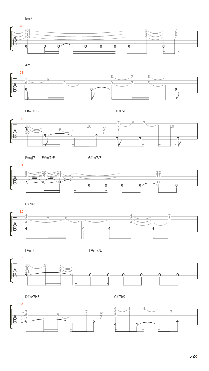 Song For Katie吉他谱